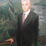 „Präsident von Inguschetien M. Zyazikov“, Öl auf Leinwand, 100 x 150 cm, verkauft